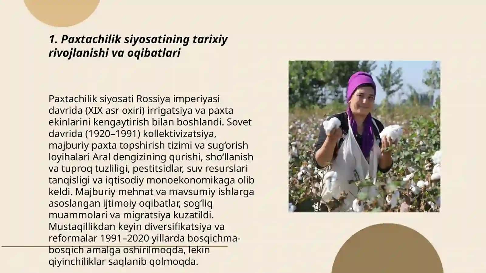 Paxtachilik siyosati va uning oqibatlari 3