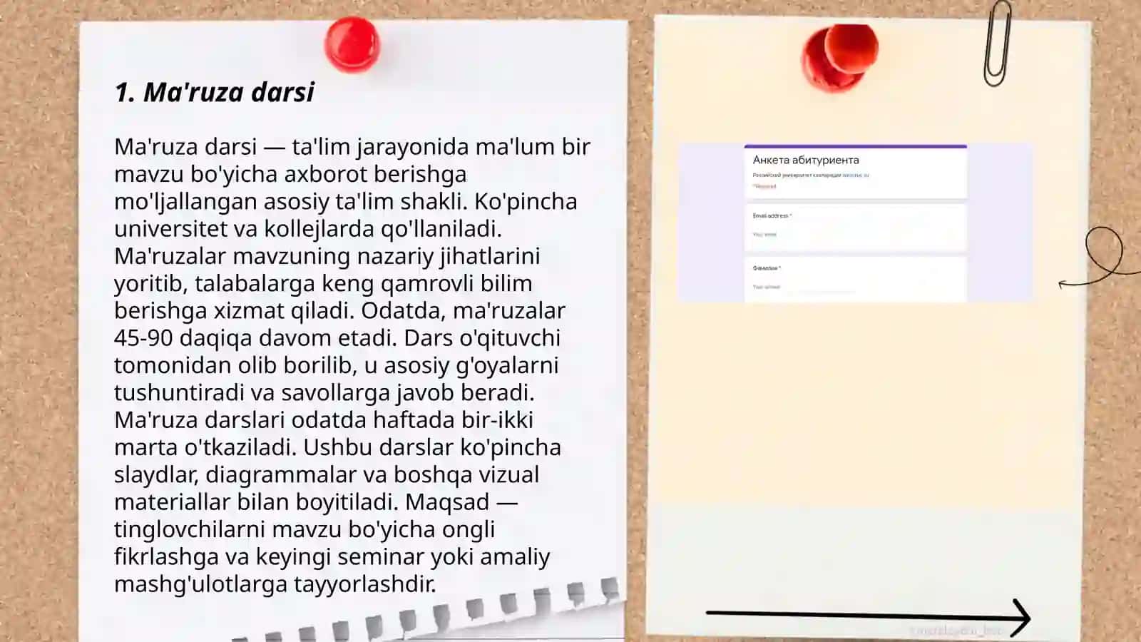 Ma'ruza darsi 3