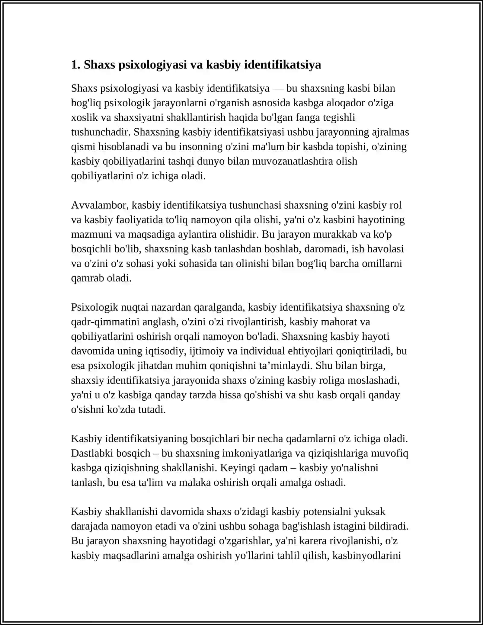 SHAXS PSIXOLOGIYASI VA KASBIY SHAKLLANISH 3
