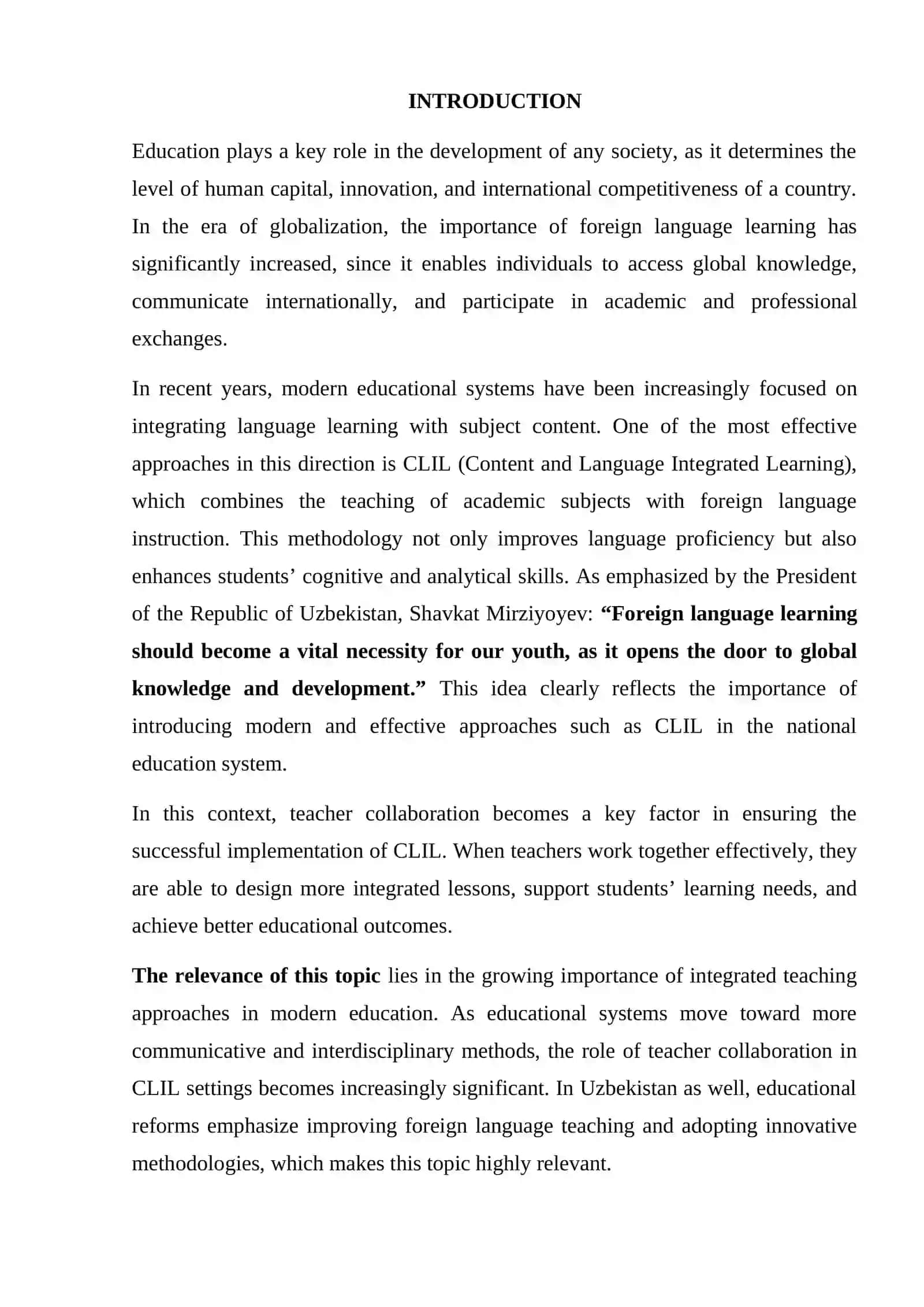 CLIL AND BILINGUAL EDUCATION MODELS 3