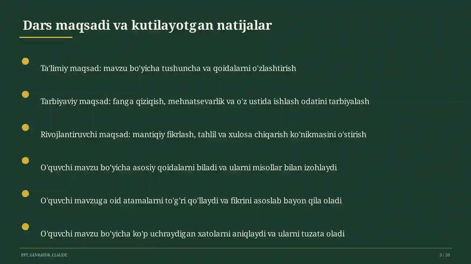 Geometriya (7– 11) — metodik birlashma uchun 3