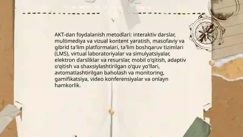 Zamonaviy pedagogik texnologiyalar va metodlar 3