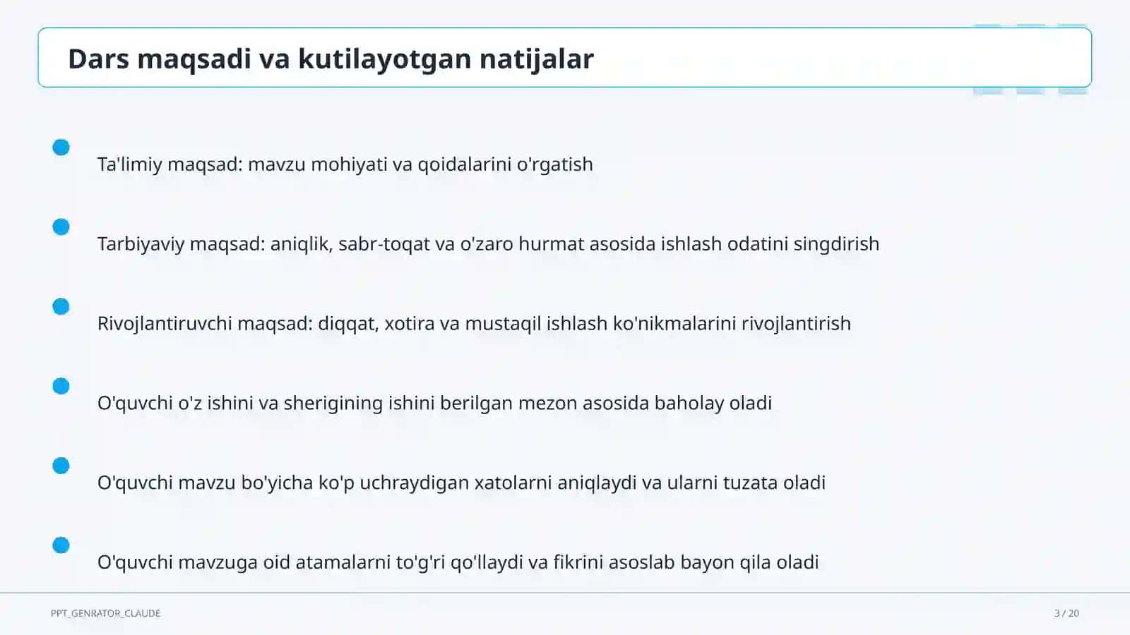 Mexanik tebranishlar va to'lqinlar (9-sinf) 3