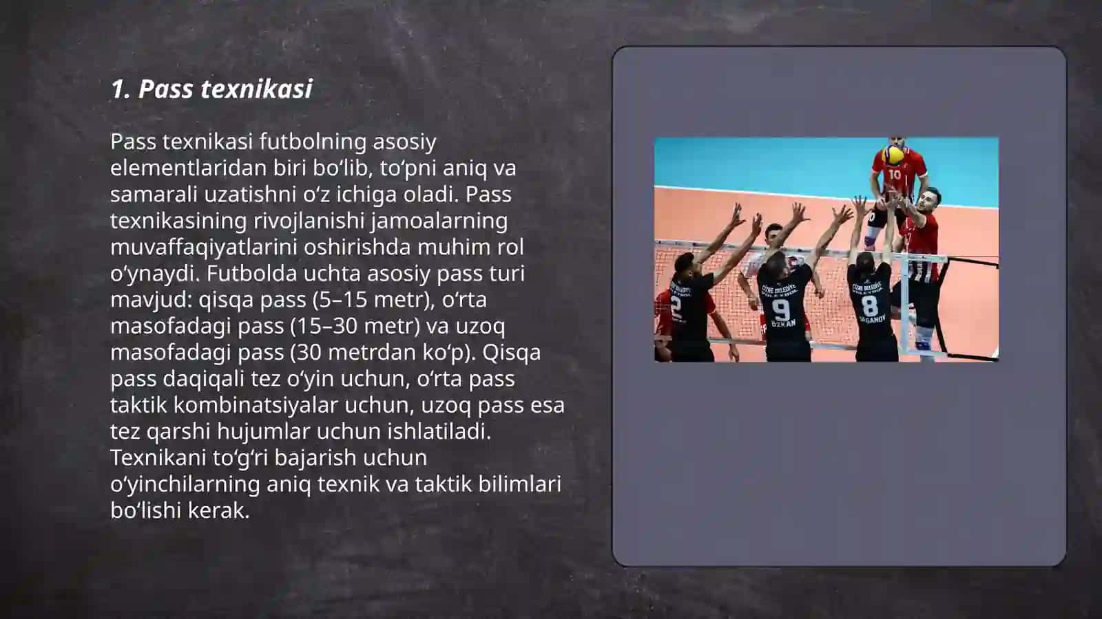 Pass texnikasi 3