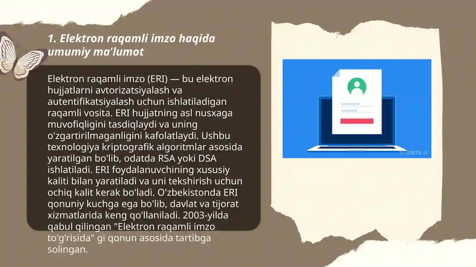 Elektron raqamli imzo va sertifikat olish 3