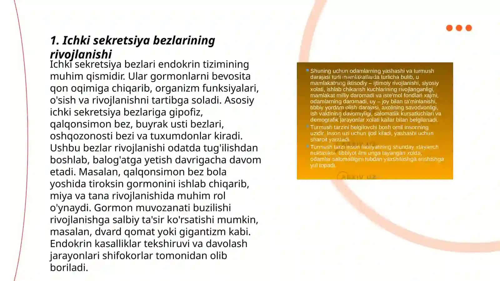 Ichki sekretsiya bezlarining yoshga xos xususiyatlari 3