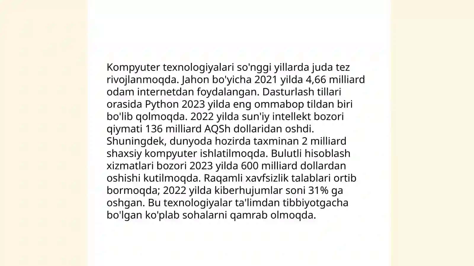 Kompyuter turlari 3