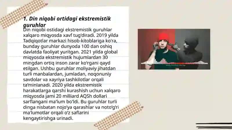 Din niqobidagi tahdidlarning musulmon dunyos uchun xavfi 3