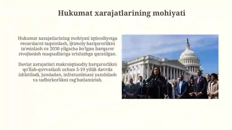 Hukumat xarajatlari va davlat xaridlari: asosiy tushunchalar va bog'liqlik 3