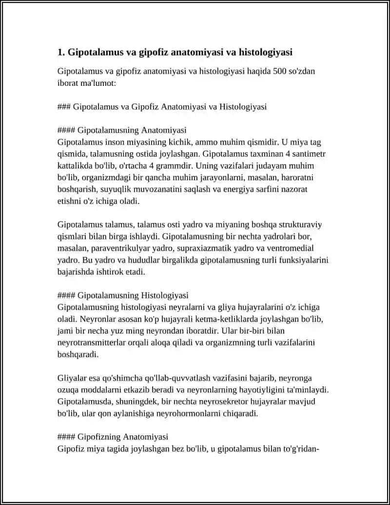 ORGANIZMNING GIPOTALAMO-GIPOFIZAR BOSHQARUVI 3