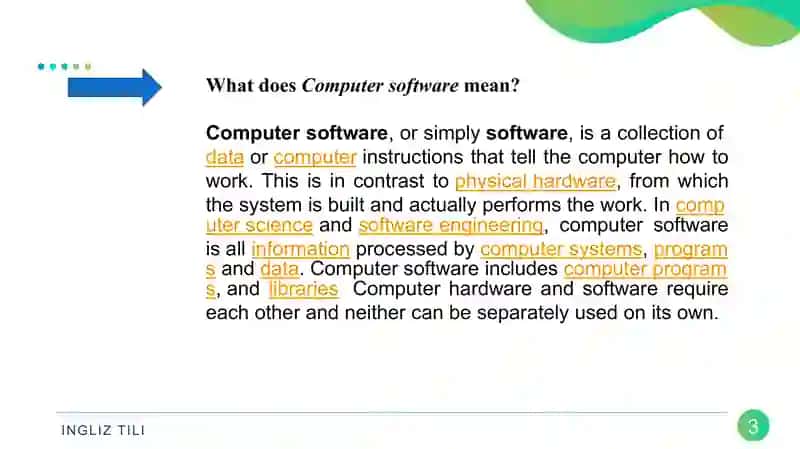 Computer software 3