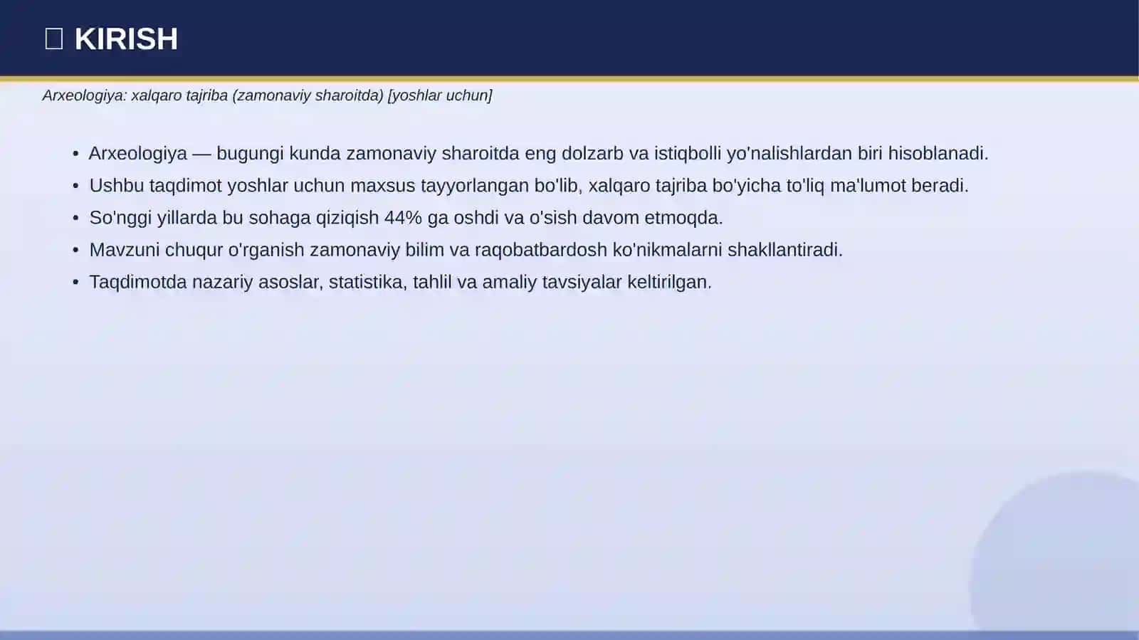 ARXEOLOGIYA 3