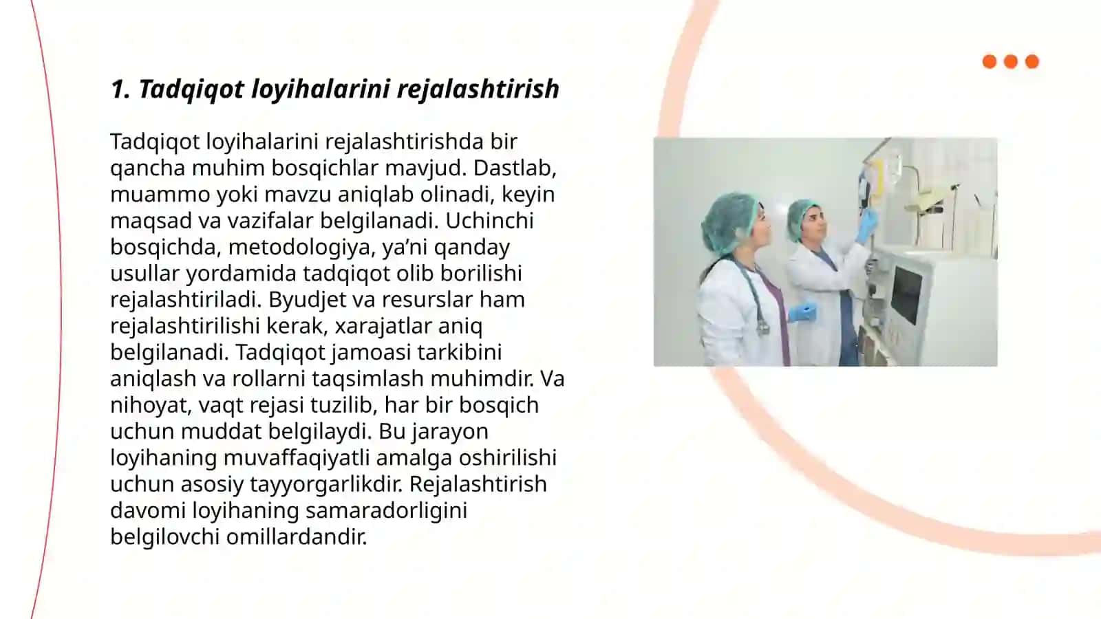 Tadqiqot loyihalarini rejalashtirish 3