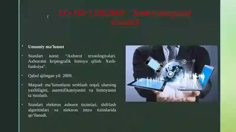 O‘z DSt 1106:2009 standarti. 3