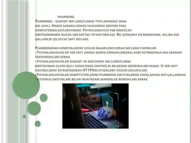 Phishing tushunchasi va predmeti 3