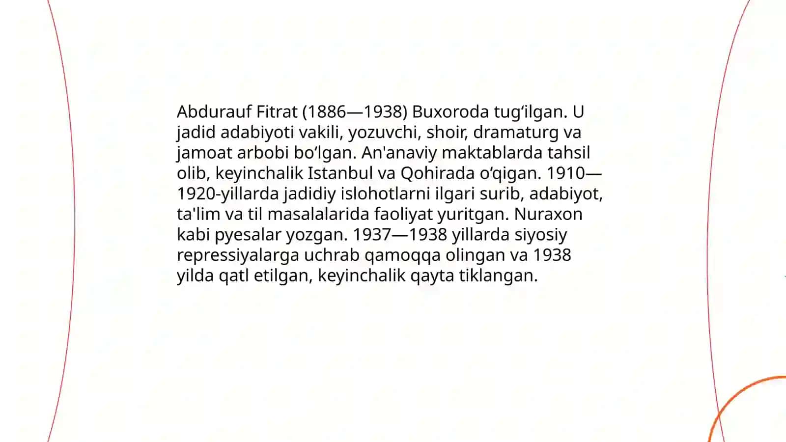 Abdurauf Fitratning hayoti va tarjimai holi 3