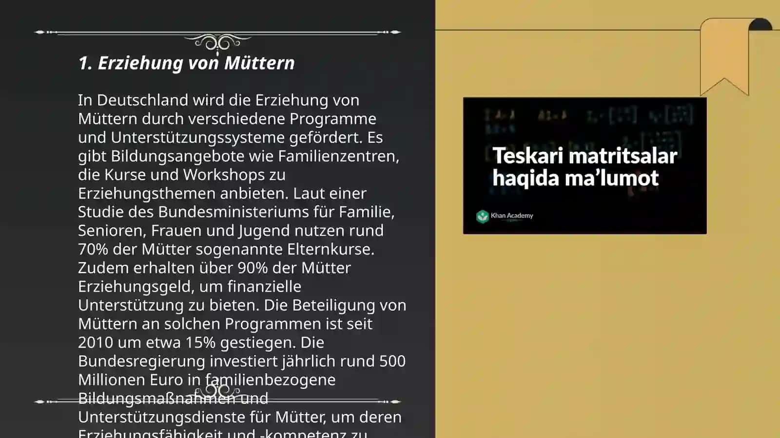 Erziehung von Müttern in Deutschland 3