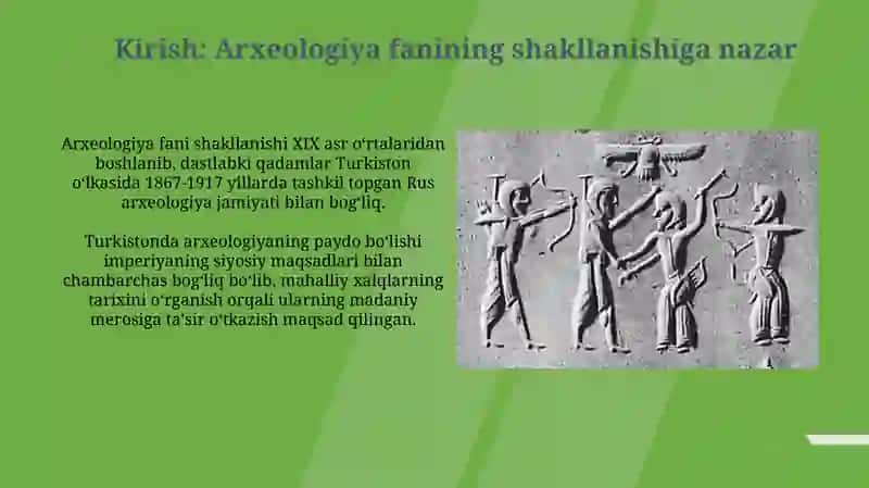 Oʻzbekiston arxeologiyasi fanining shakllanishi 1867-1917 yillar 3
