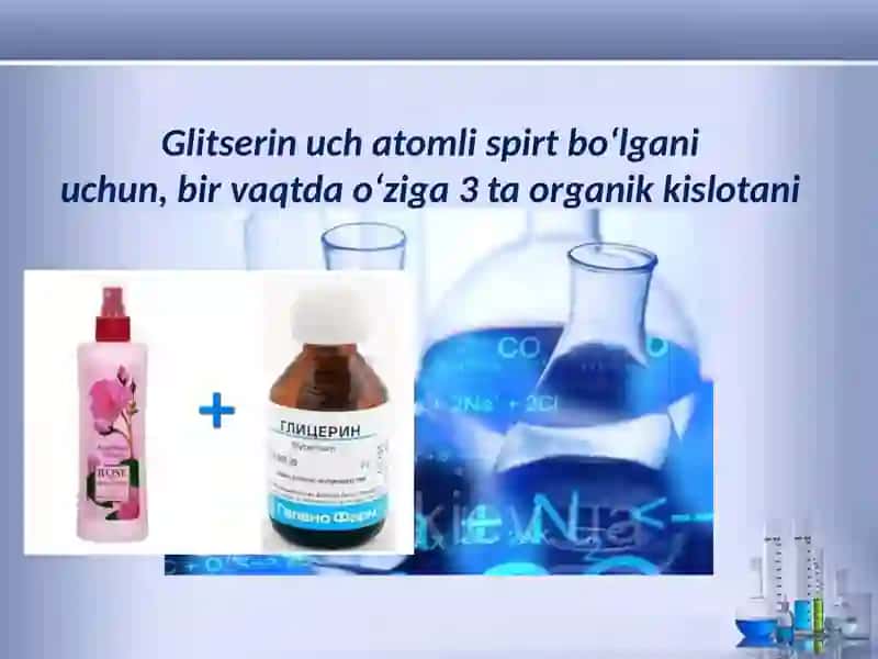 Yog’lar.Olinishivaxossalari 3