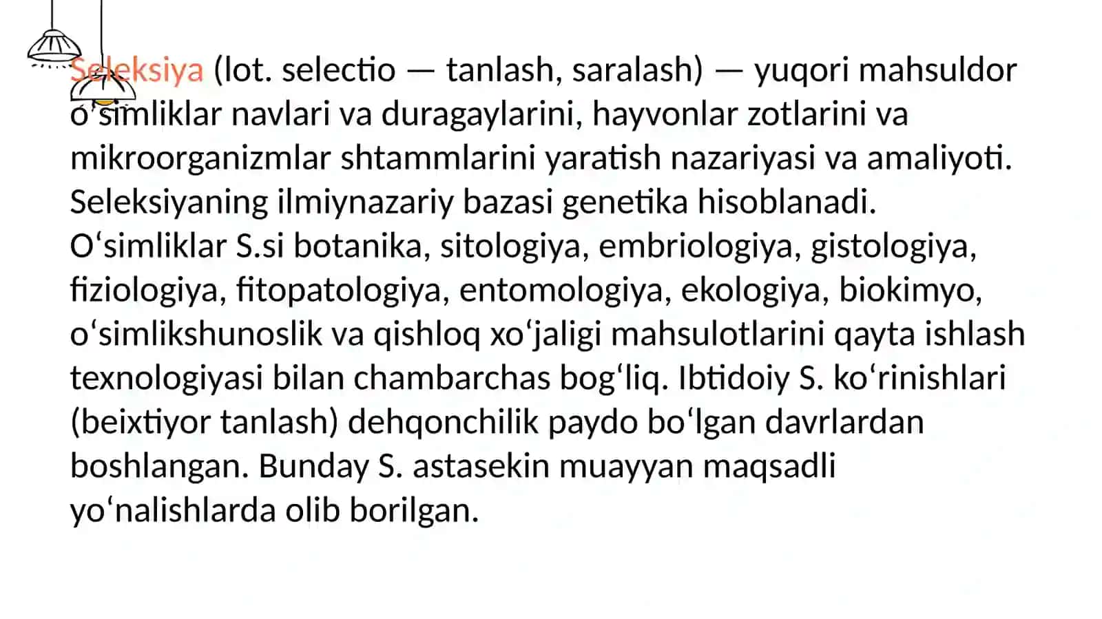 Seleksiyaning genetika soslari 3