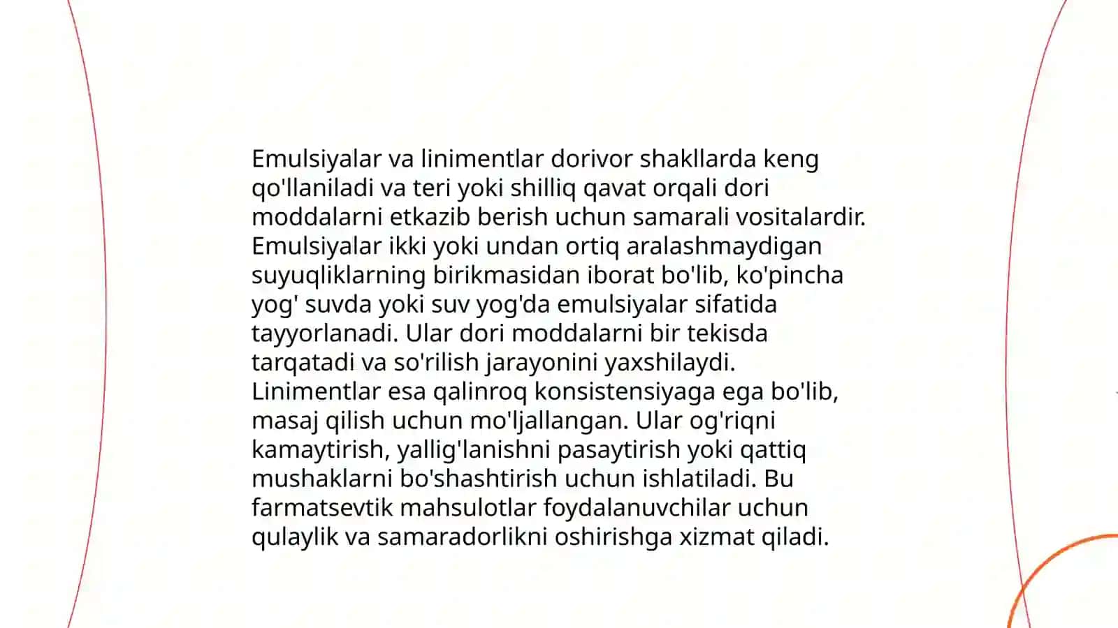 Emulsiyalar va linimentlar 3