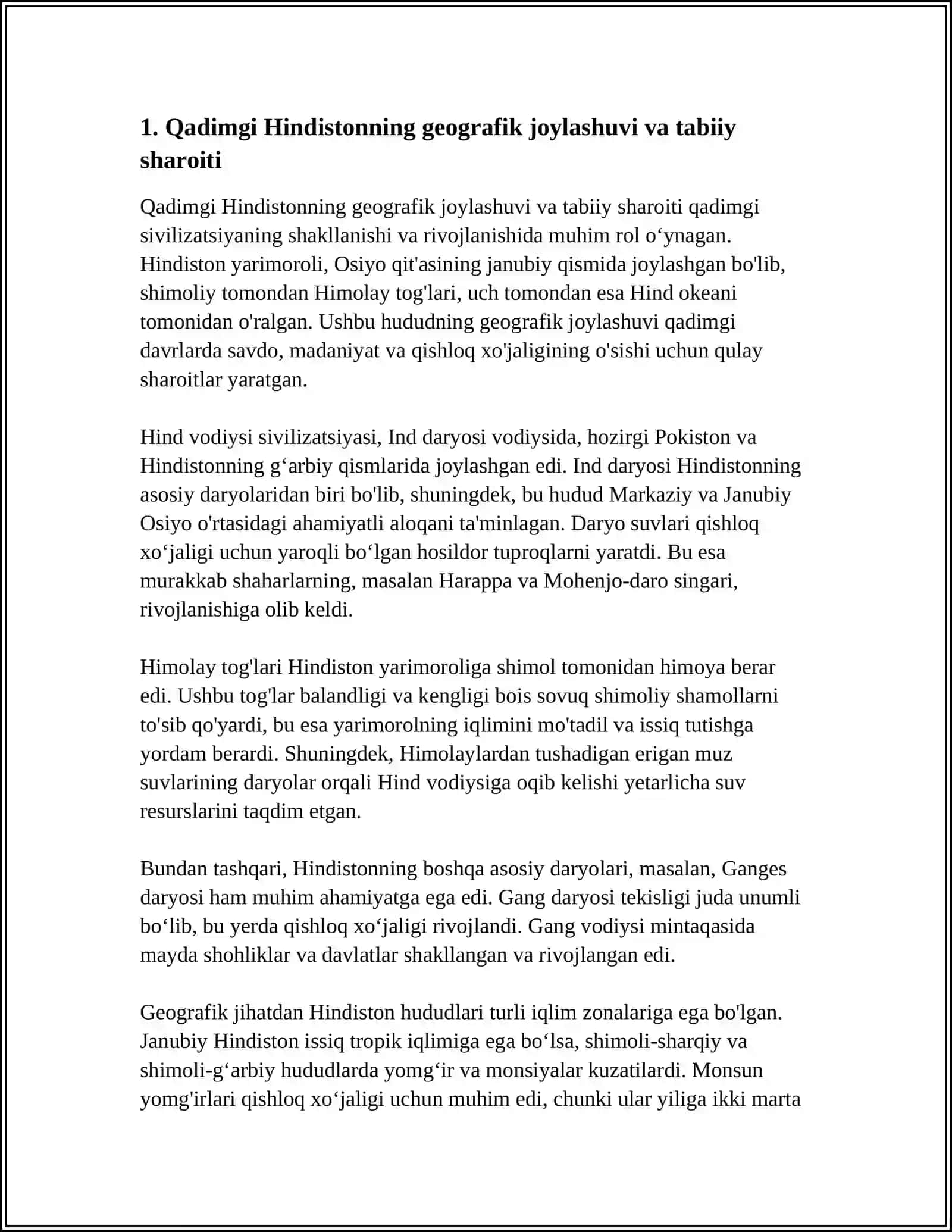 QADIMGI XINDISTON SVILIZATSASI 3