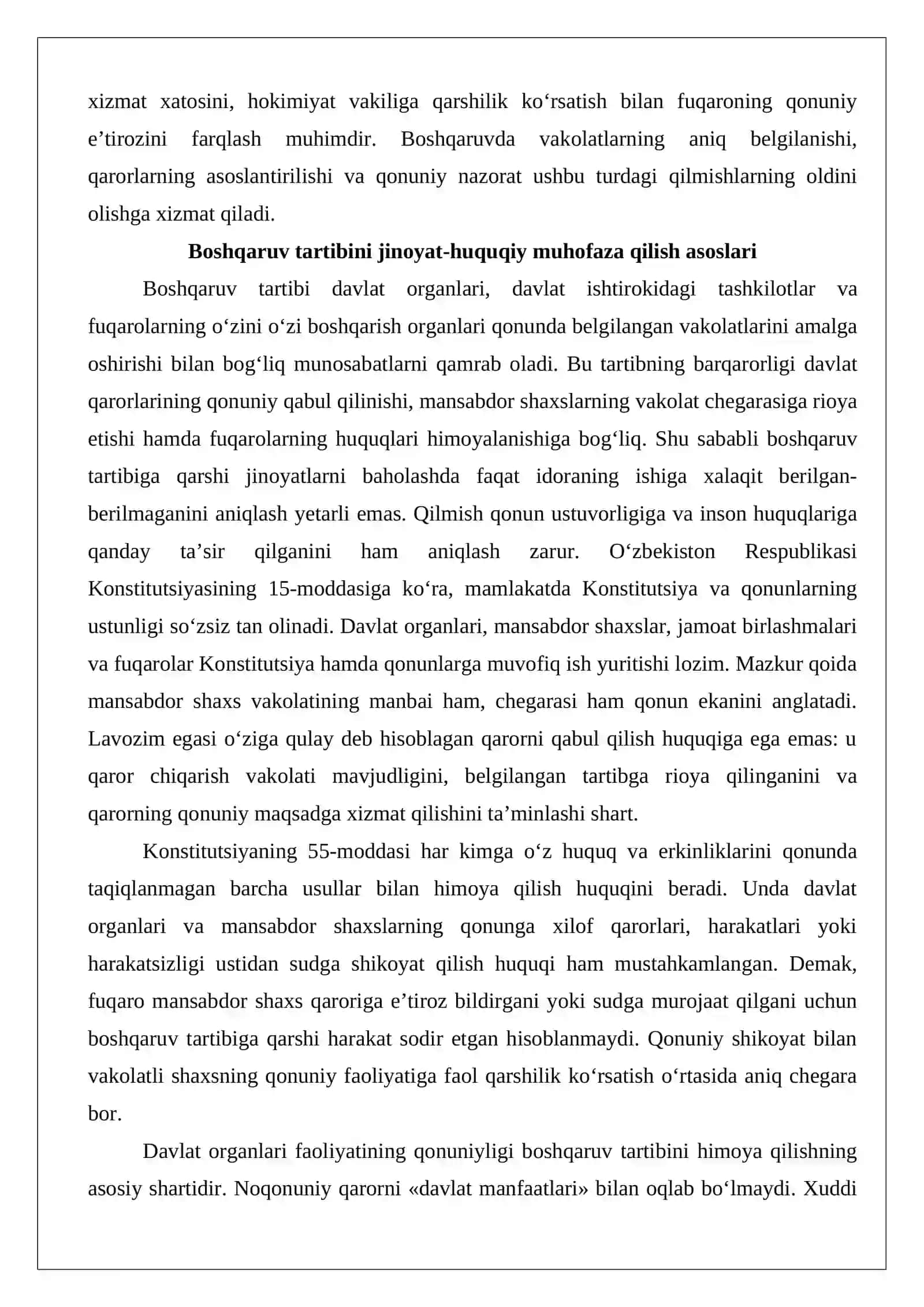 Boshqaruv tartibiga qarshi jinoyatlar 3