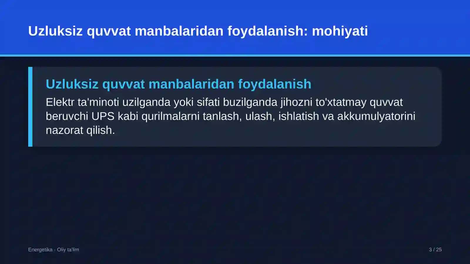 sog'liqni saqlash tizimida uzluksiz quvvat manbalaridan foydalanish 4624 3