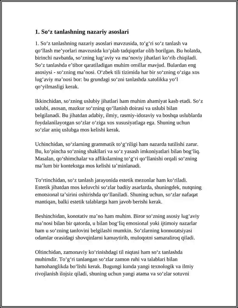 SO'Z TANLASH VA QO'LLASH ME'YORLARI 3