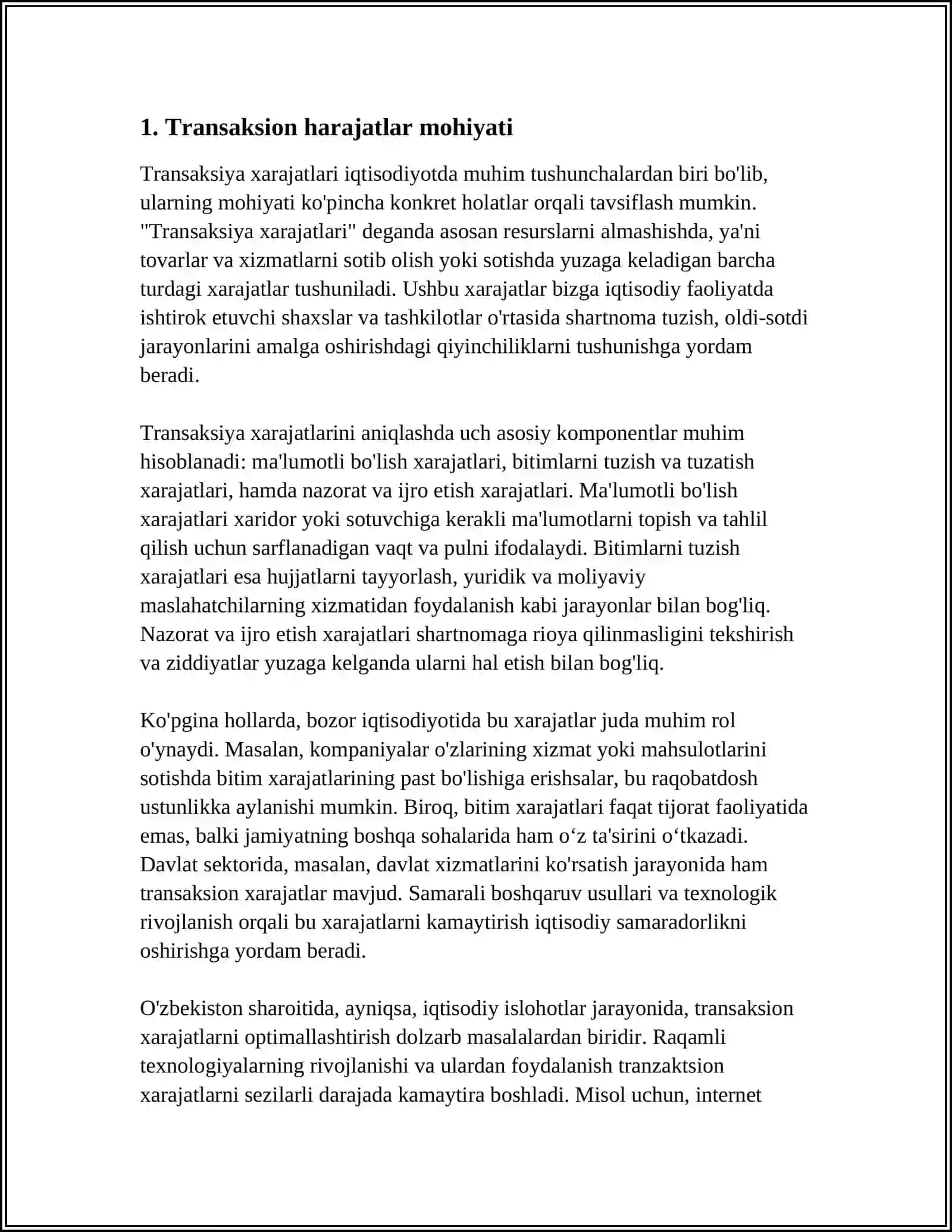 TRANSAKSION HARAJATLAR 3