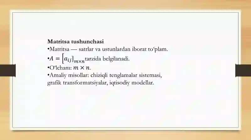 matritsa rangi 3