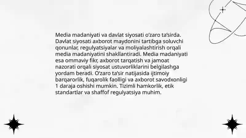 Media madaniyati davlat va jamoat katalizatori sifatida 3