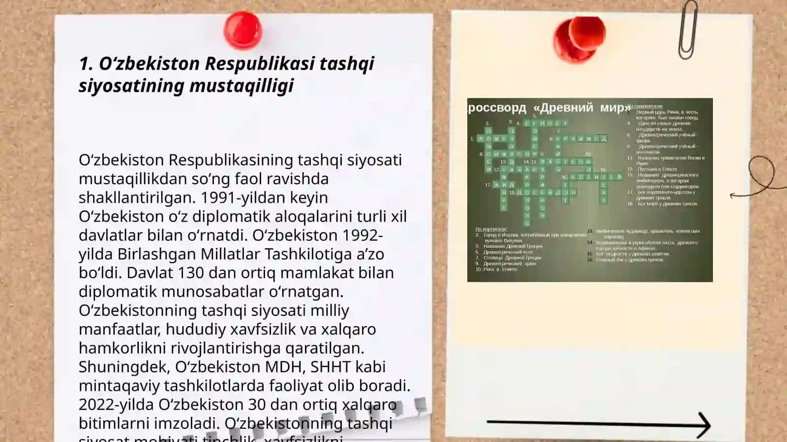 Oʻzbekiston Respublikasi tashqi siyosat prinsiplari va normativ asoslari 3