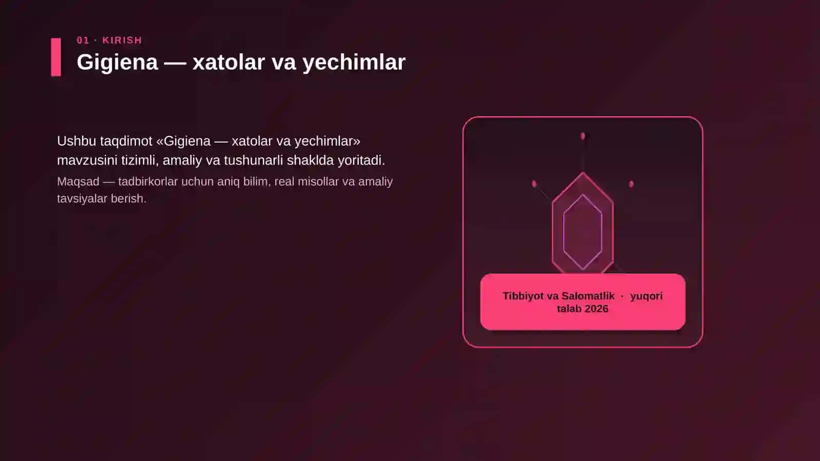 Gigiena — xatolar va yechimlar 3