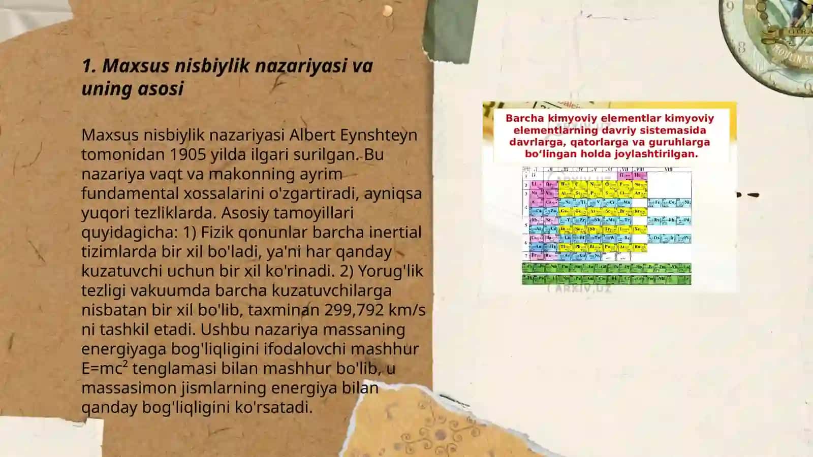 Maxsus nisbiylik nazariyasi 3