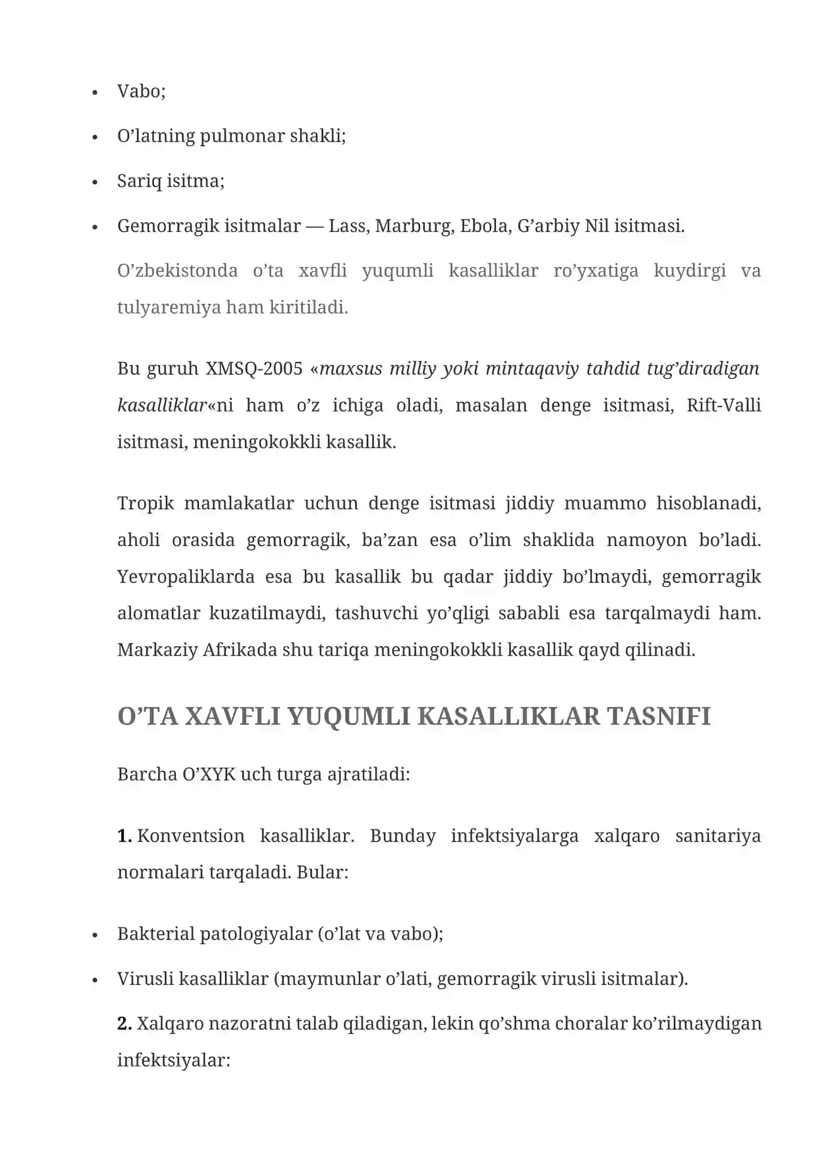 O'ta xavfli yuqumli kasalliklar 3