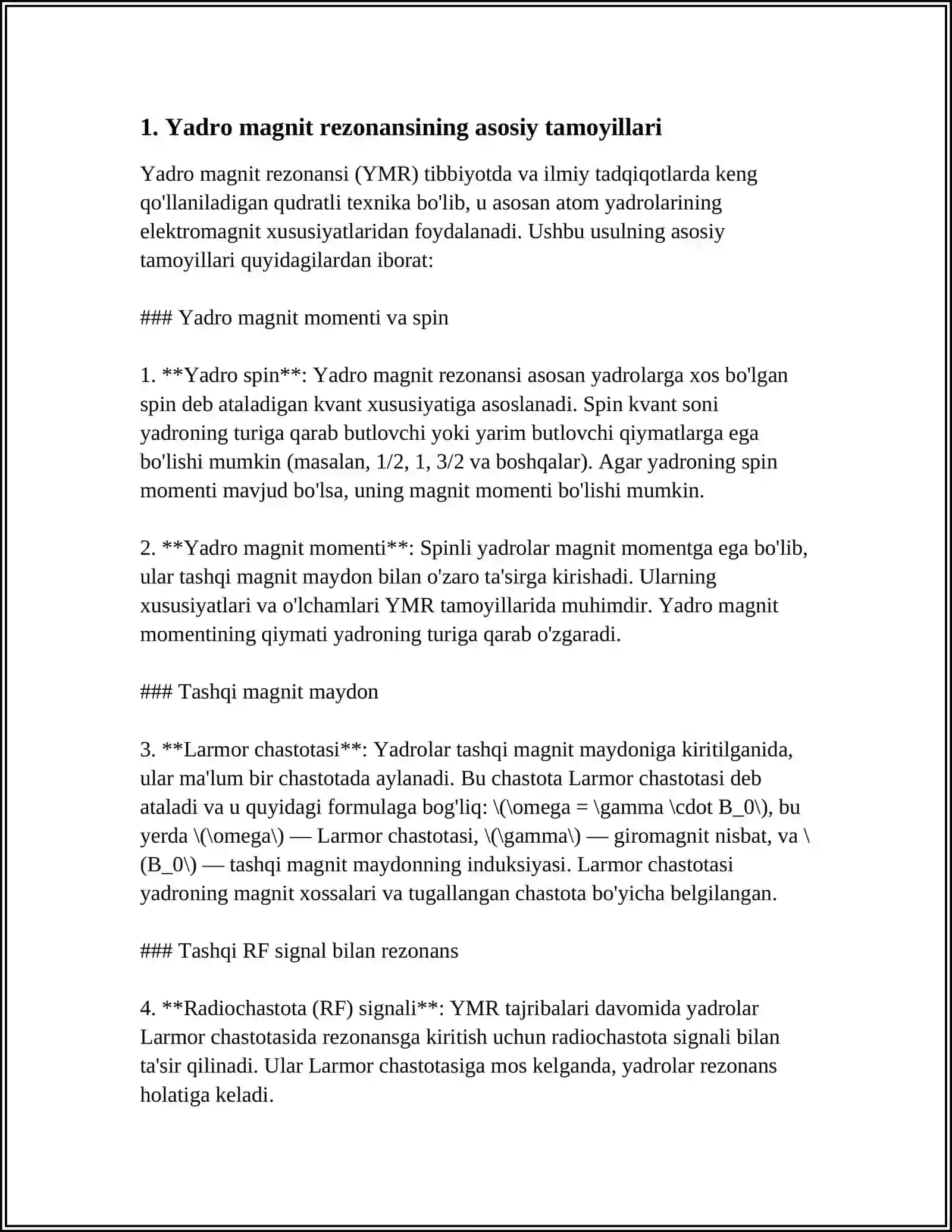YADRO MAGNIT REZONANS SPEKTROSKOPIYASI 3