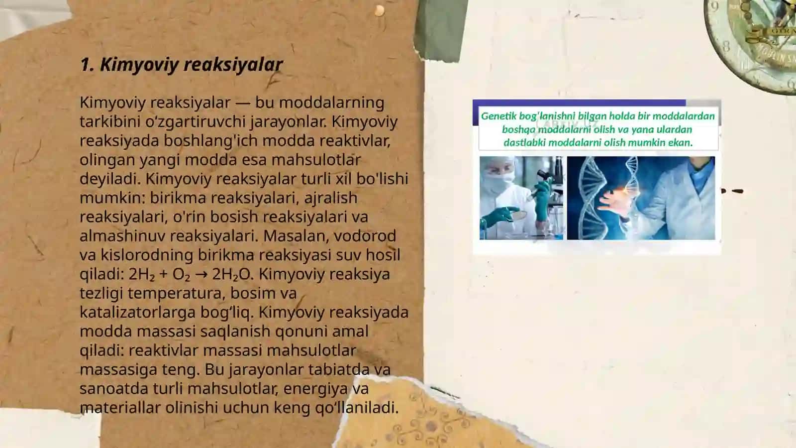 Kimyoviy reaksiyalar 3