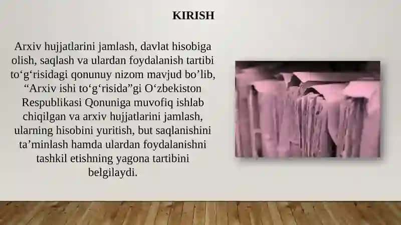 Arxiv ishida indekslash, kataloglash va kartochkalar 3