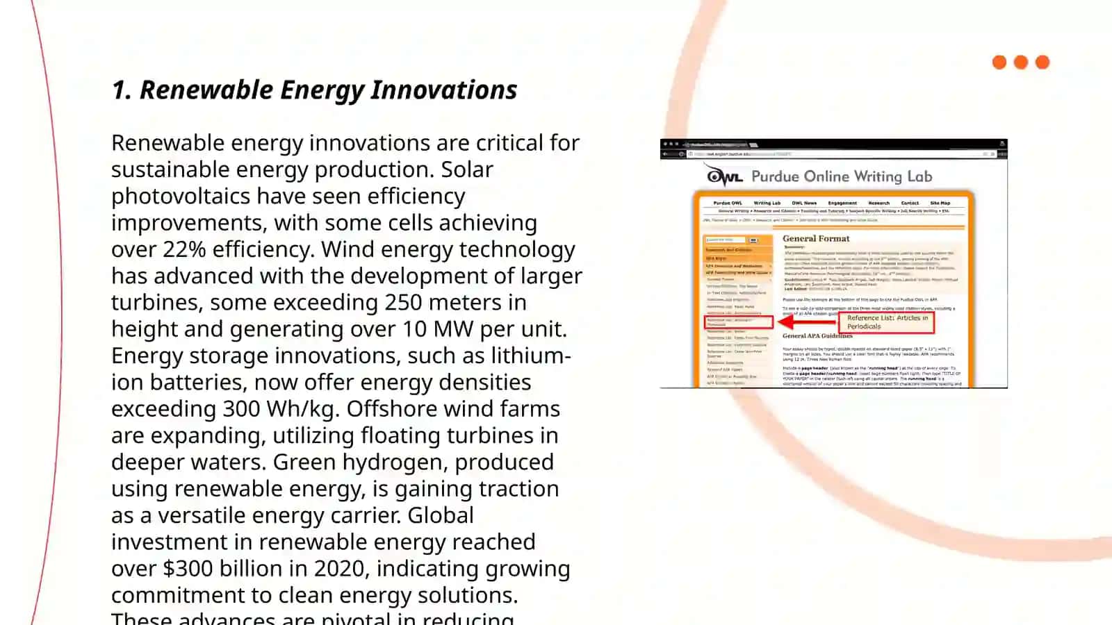 Renewable Energy Innovations 3
