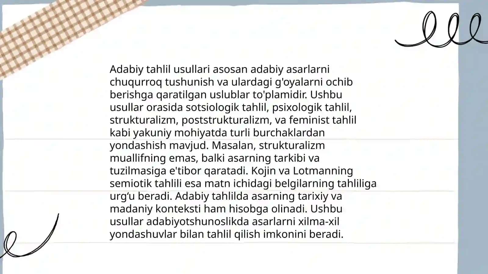 Adabiy tahlil usullari 3