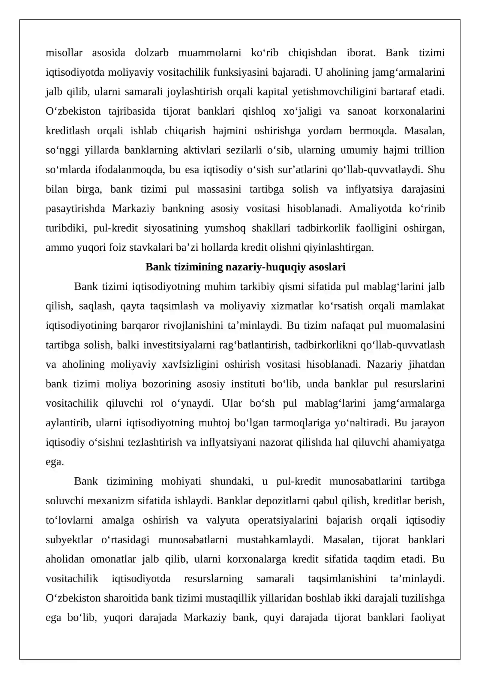 Bank tizimi 3
