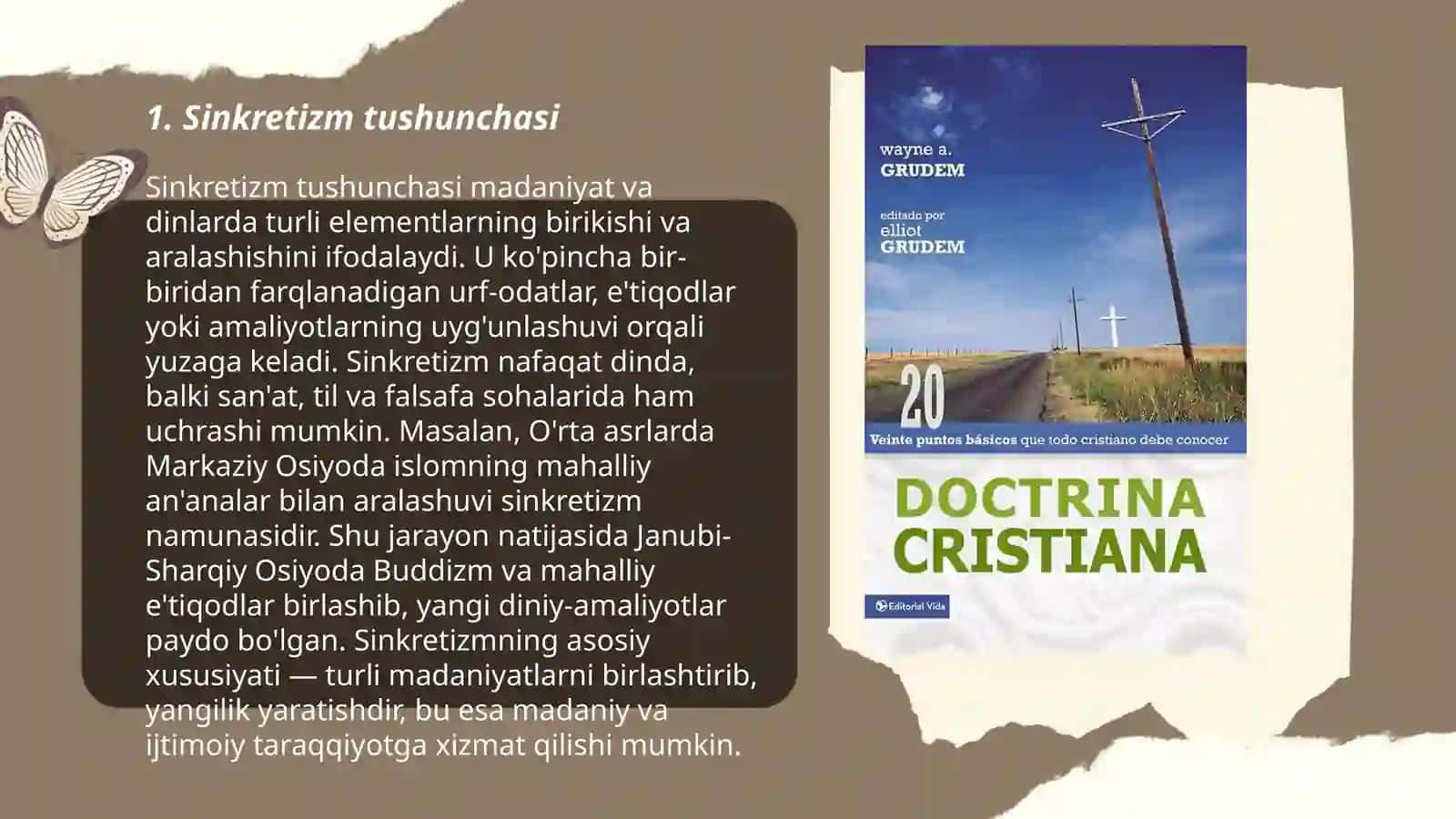 Islom va bowqa diniy aqidalar sinkretlashi va natijasida shakllangan diniy ta'limot 3