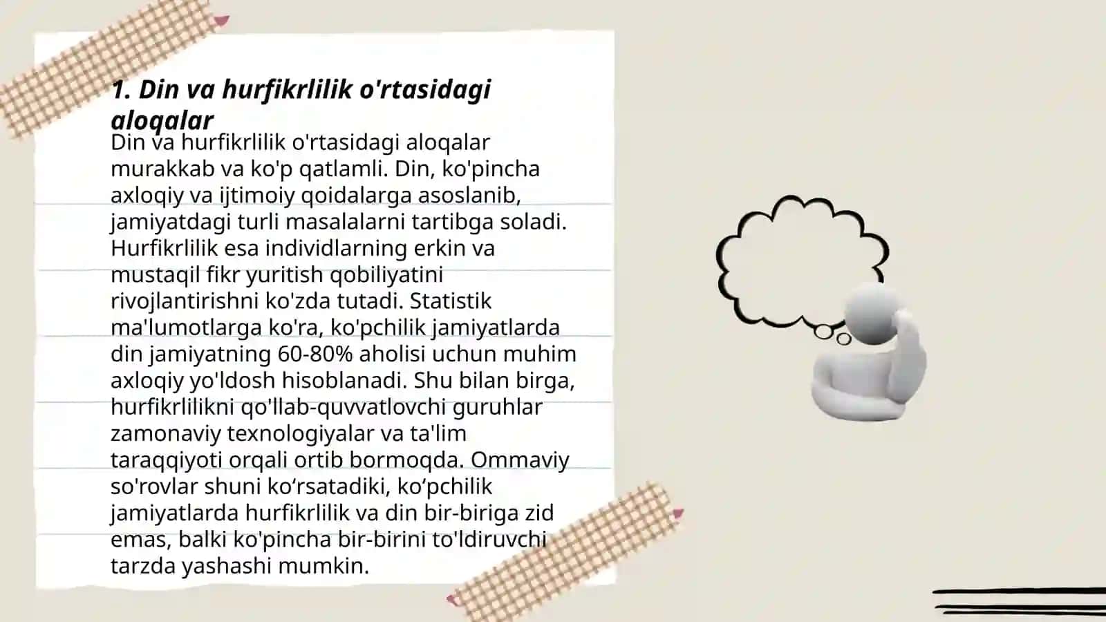 Din va hurfikrlilig 3