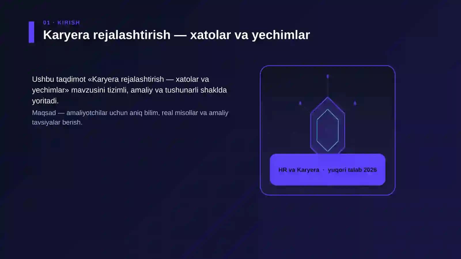 Karyera rejalashtirish — xatolar va yechimlar 3
