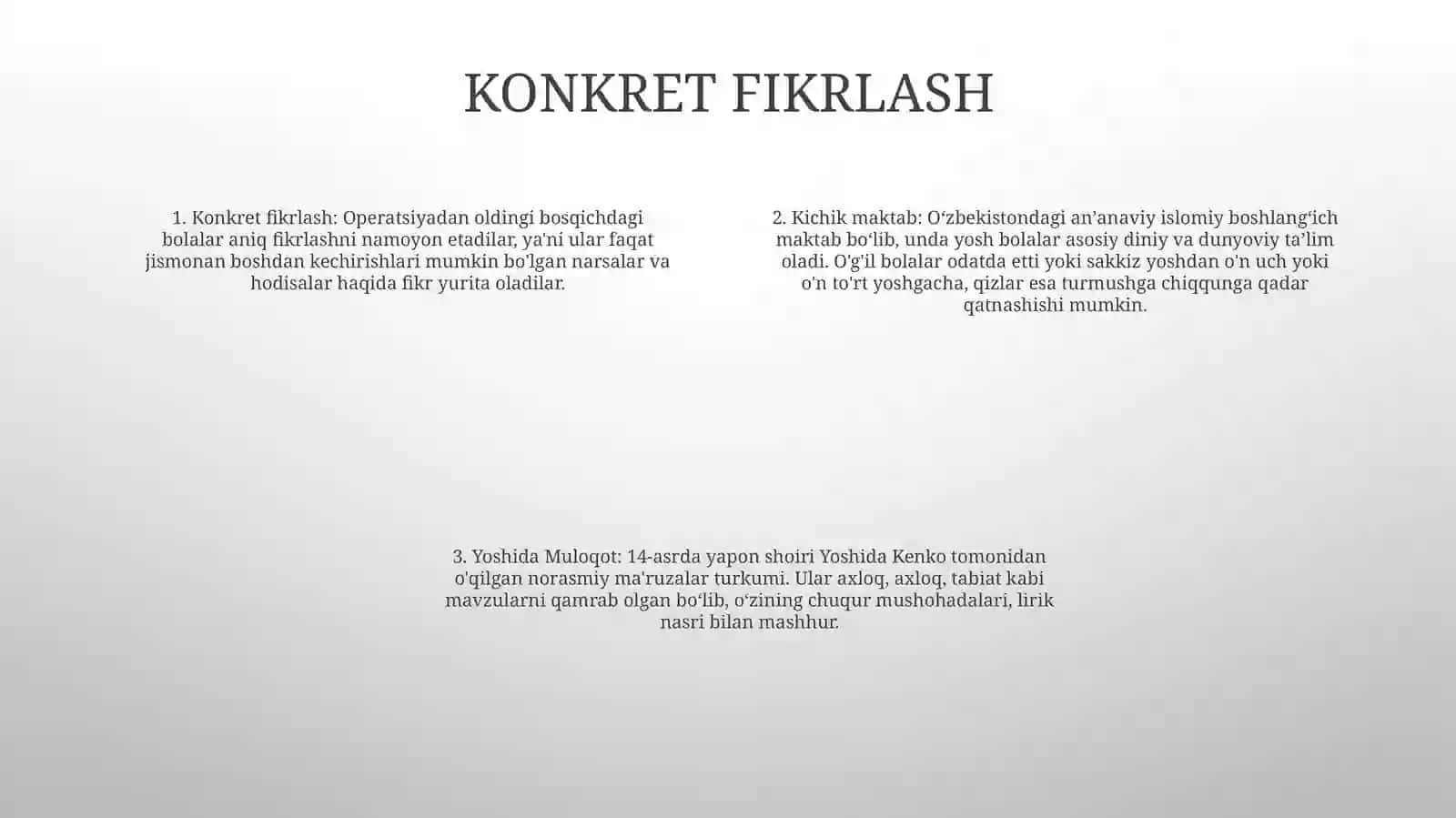 Kichik Maktab Yoshida Muloqotning Xususiyatlari 3
