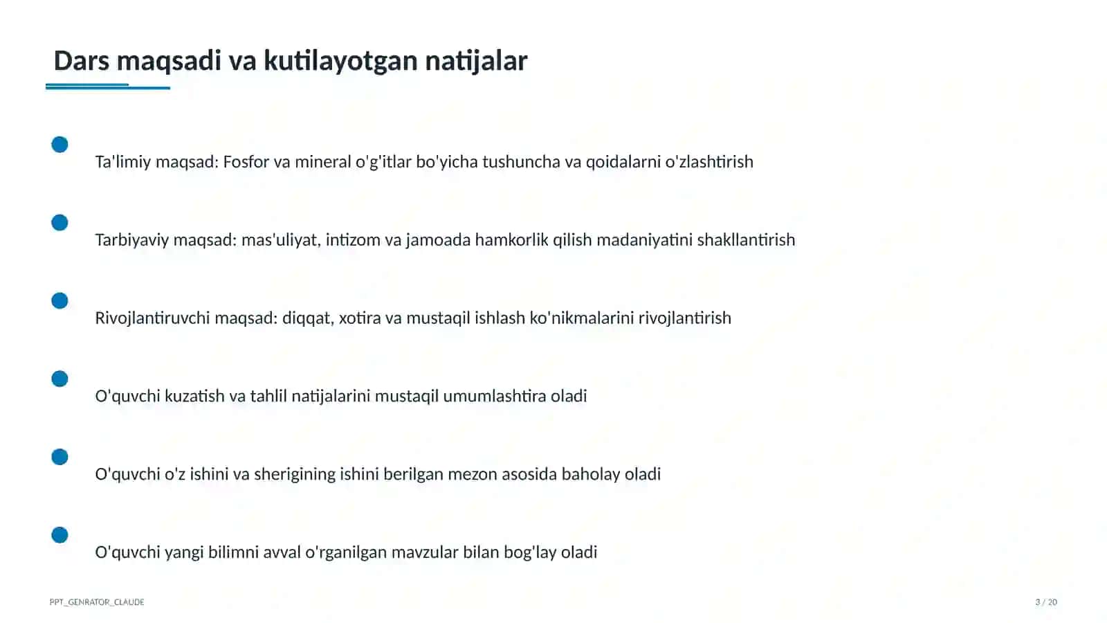Fosfor va mineral o'g'itlar (9-sinf) 3
