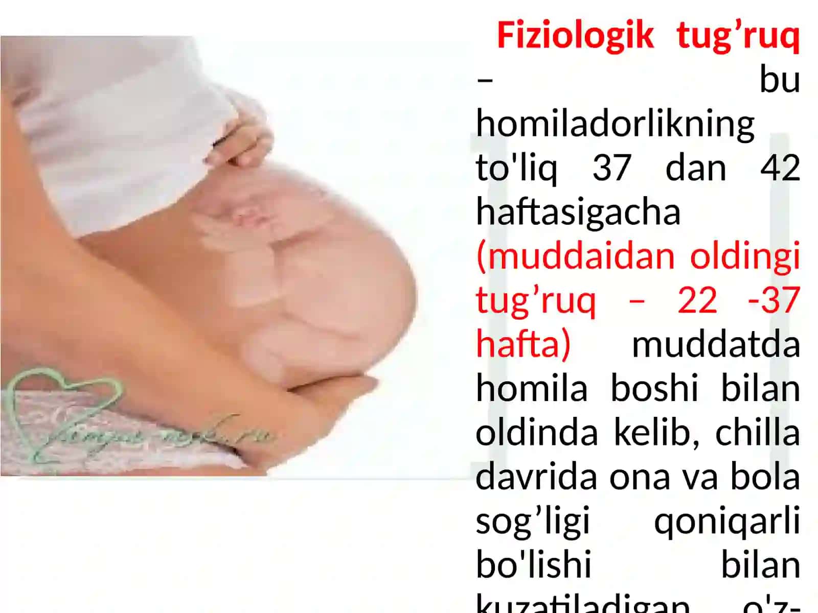 Fiziologik tug'ruq 3