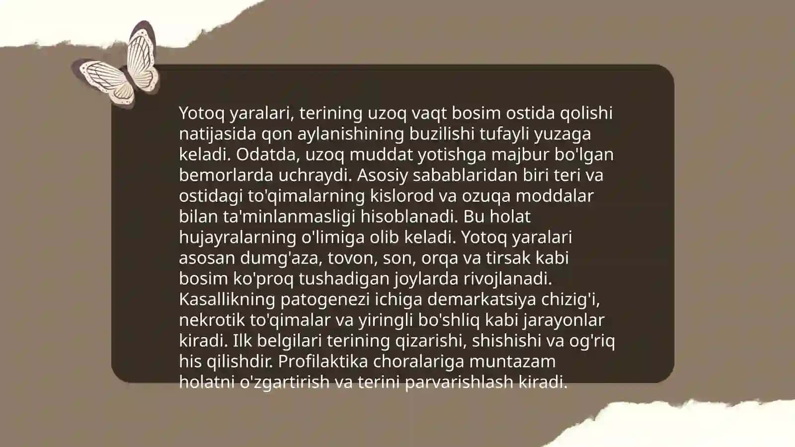 Yotoq yaralarni davolash va oldini olishning zamonaviy usullari 3