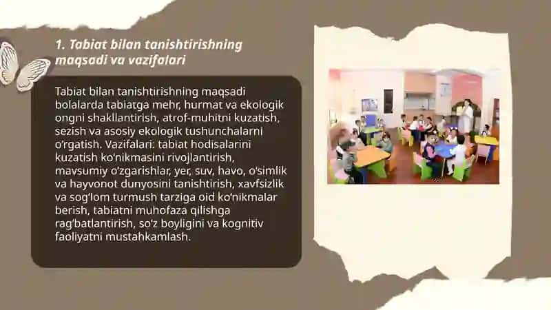 Tabiat bilan tanishtirishning maqsadi va vazifalari 3